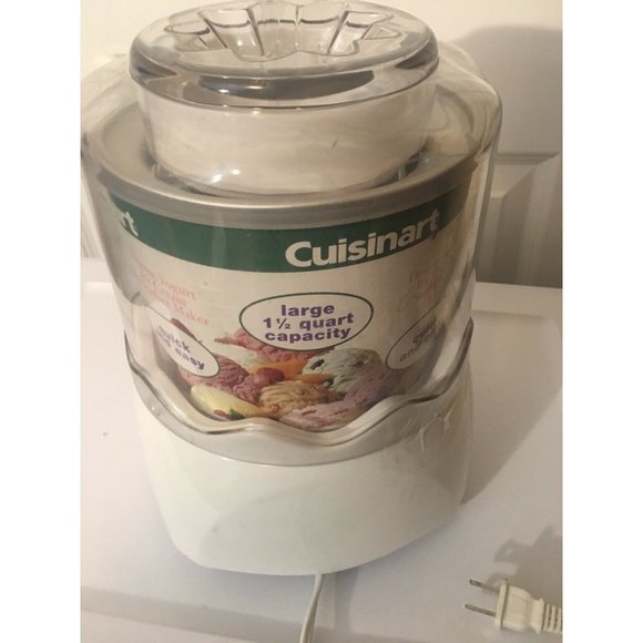 Cuisinart Frozen Yogurt Ice Cream & Sorbet Maker -MAKES 1.5 QUARTS /AUTOMATIC‎ - Picture 3 of 7